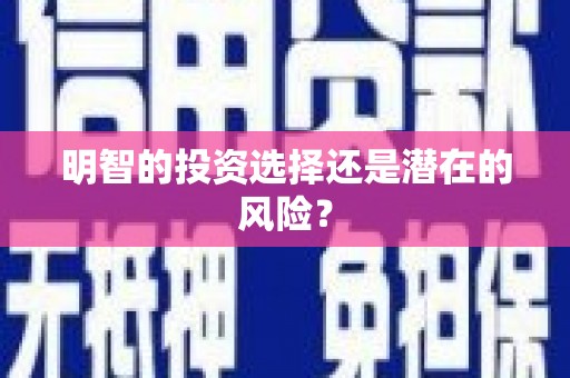 登封明智的投资选择还是潜在的风险？