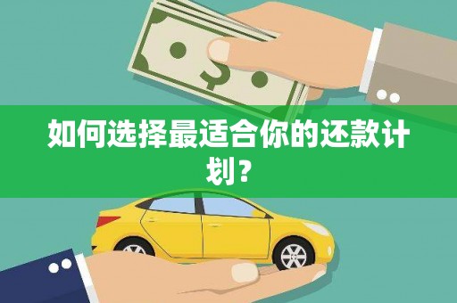 登封如何选择最适合你的还款计划？